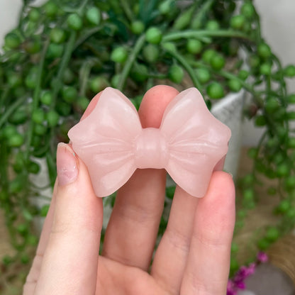 Rose Quartz Bow (371B) (372B)