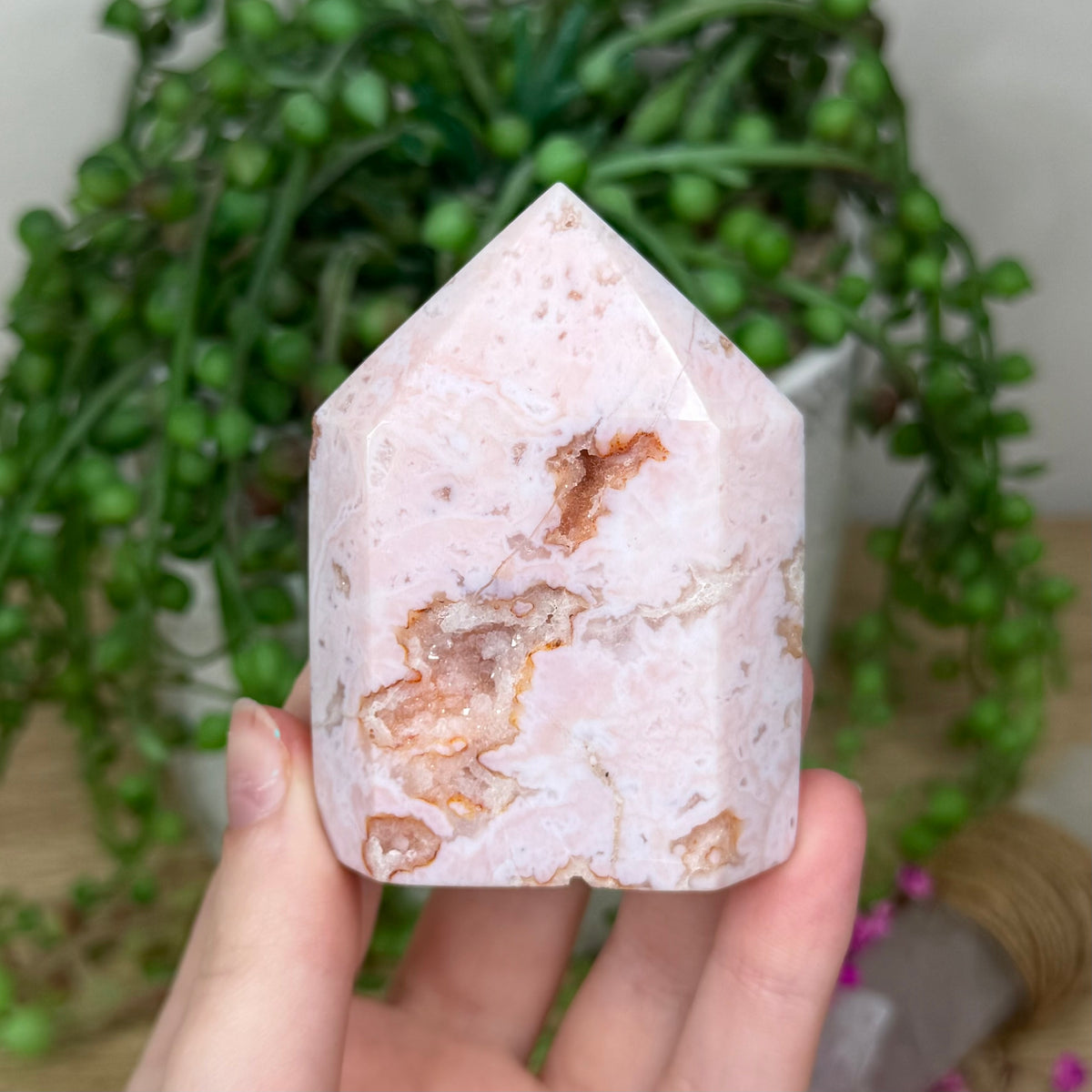 Pink Carnelian Domino Point (227B)