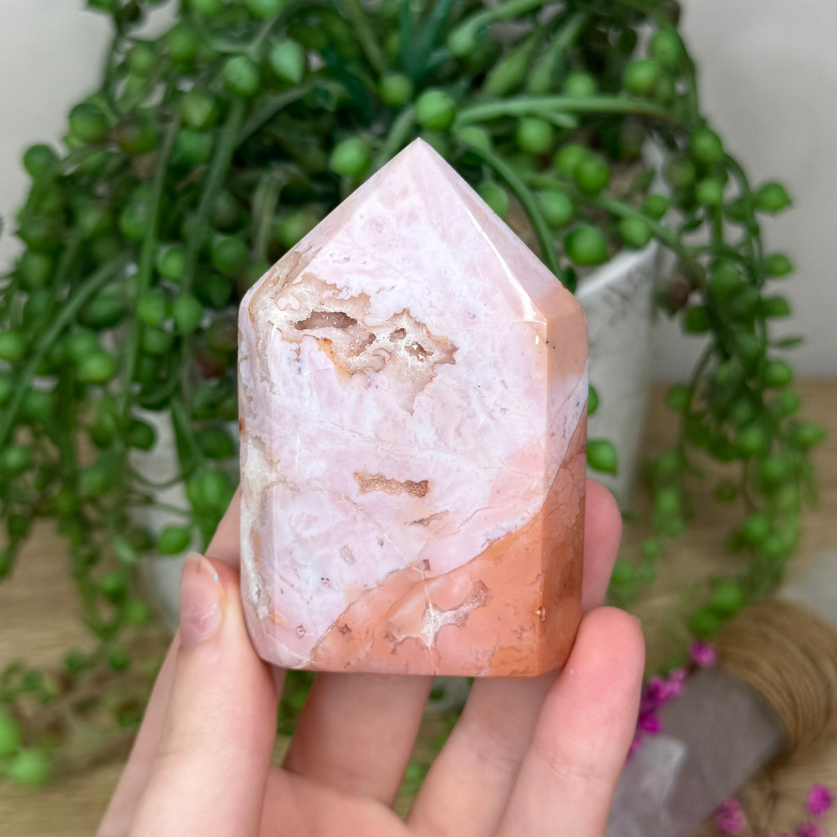 Pink Carnelian Domino Point (228B)