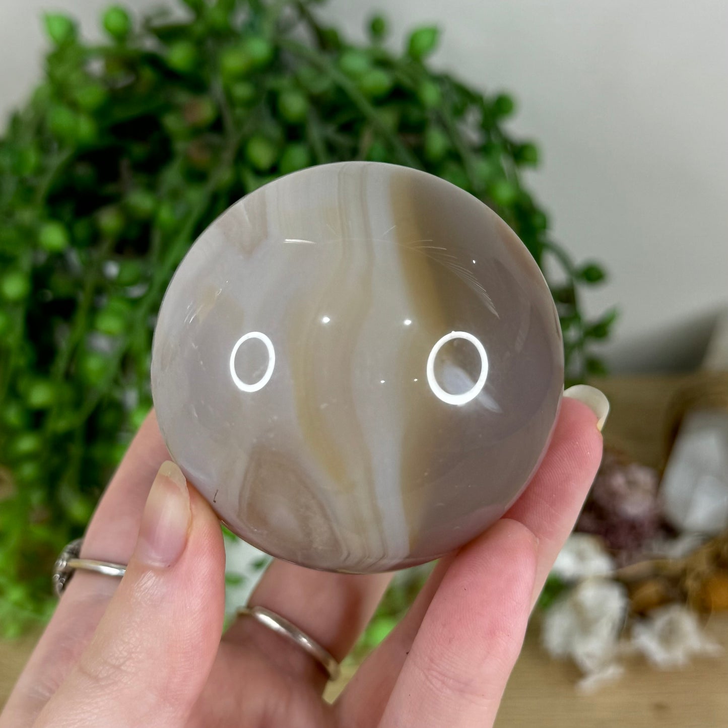 Pink Agate Sphere (R132)