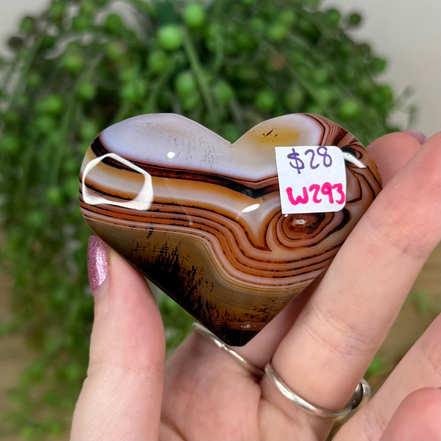 Sardonyx Heart (W293)