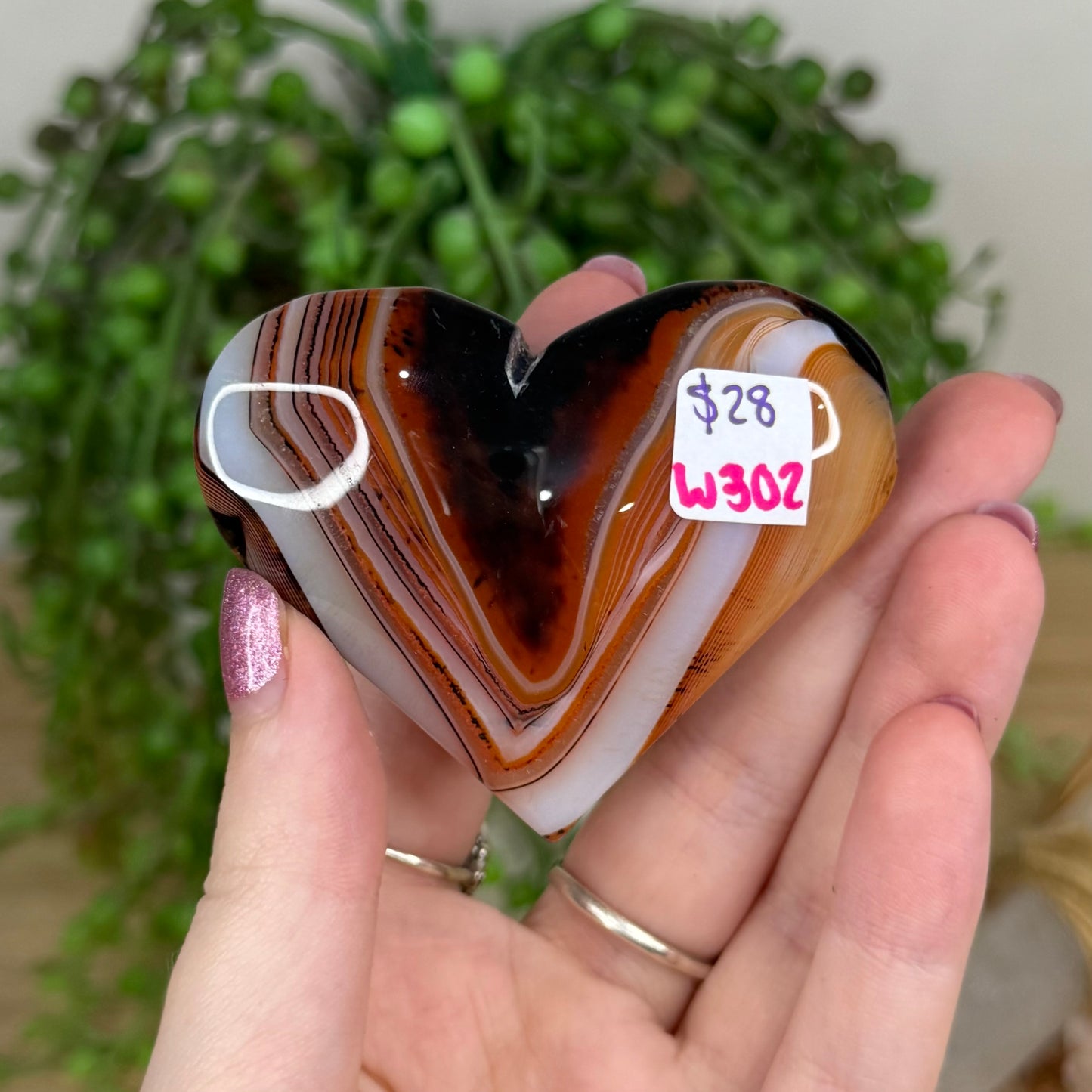 Sardonyx Heart (W302)