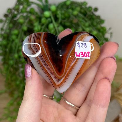 Sardonyx Heart (W302)