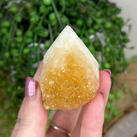 Citrine Cluster Cut Base (W313)