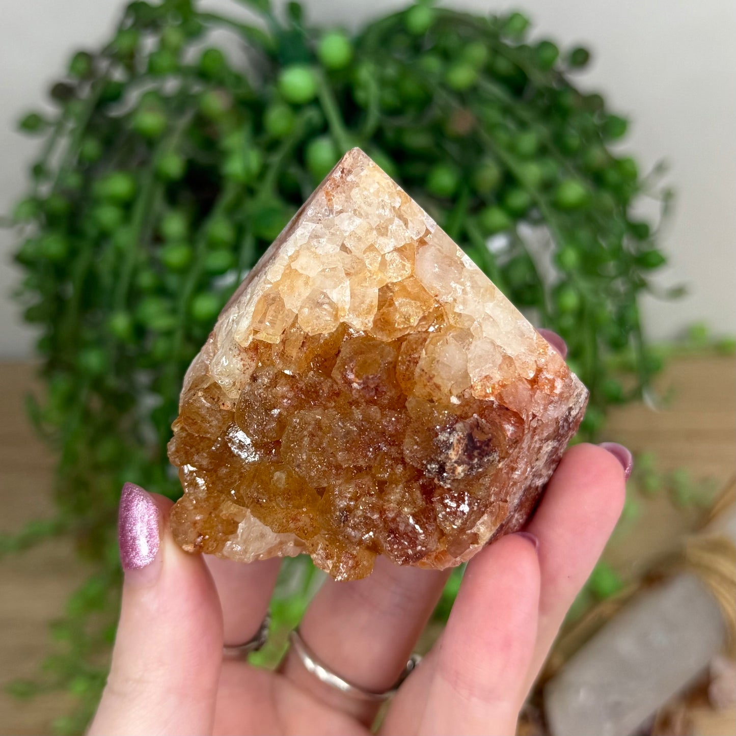 Citrine Cluster Cut Base (W318)