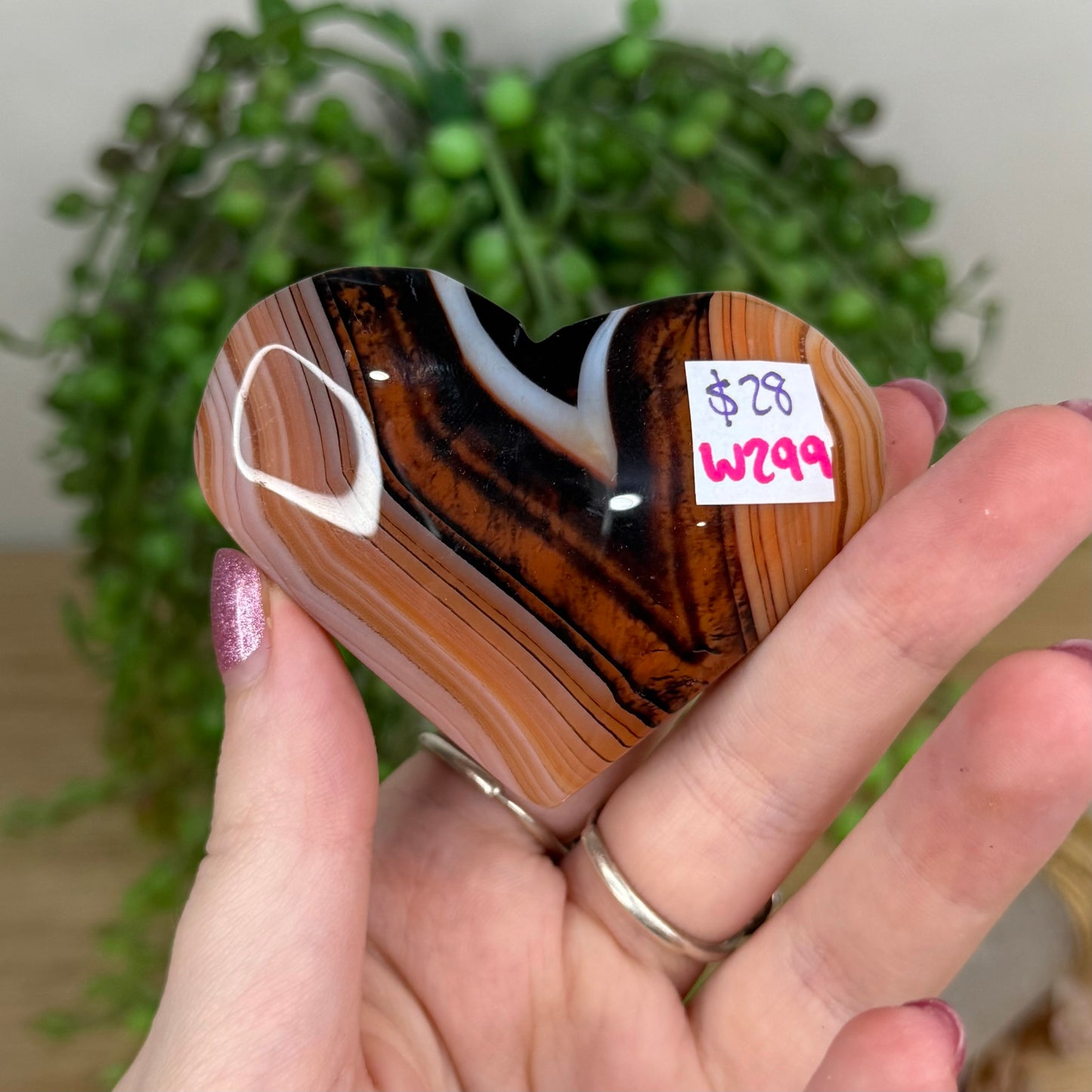 Sardonyx Heart (W299)