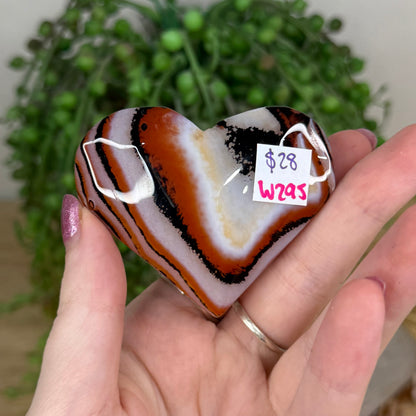 Sardonyx Heart (W295)