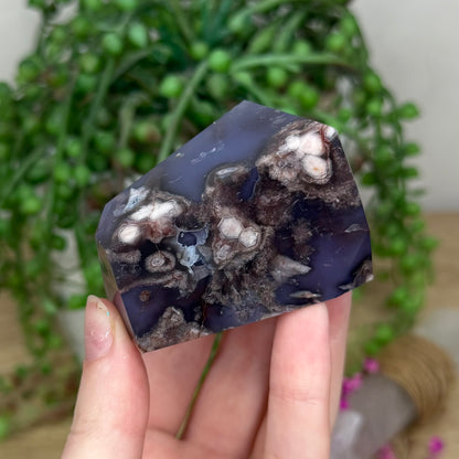 Blue Flower Agate Free Form (342B)