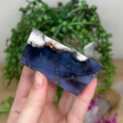 Blue Flower Agate Free Form (344B)