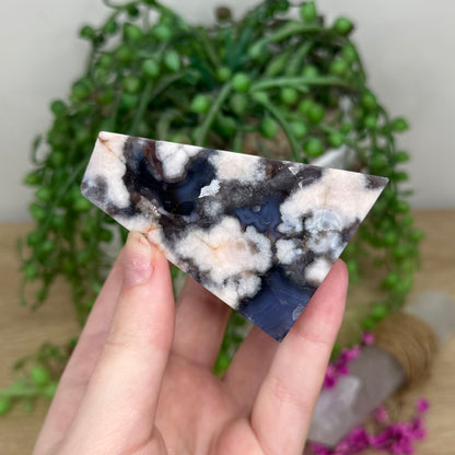 Blue Flower Agate Free Form (344B)
