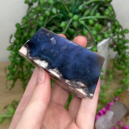 Blue Flower Agate Free Form (344B)