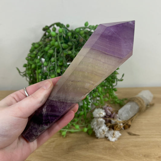 Purple Fluorite Wand (M678)