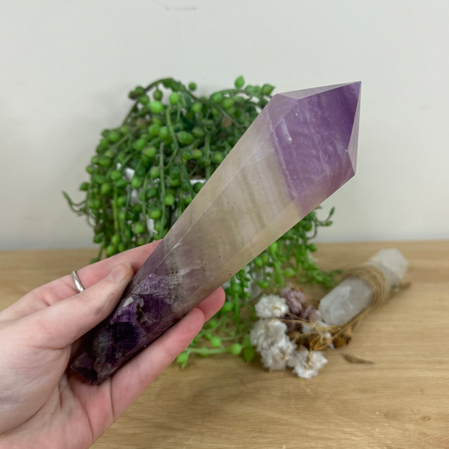 Purple Fluorite Wand (M678)