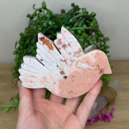 Pink Carnelian Bird (238B)