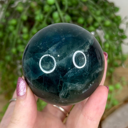 Blue Fluorite Sphere (W308)