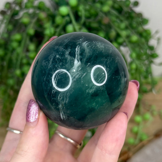 Blue Fluorite Sphere (W307)