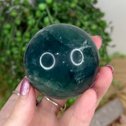Blue Fluorite Sphere (W307)