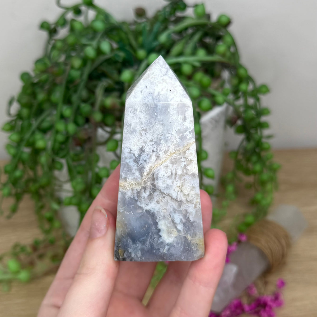Blue Plume Agate Point (186B)