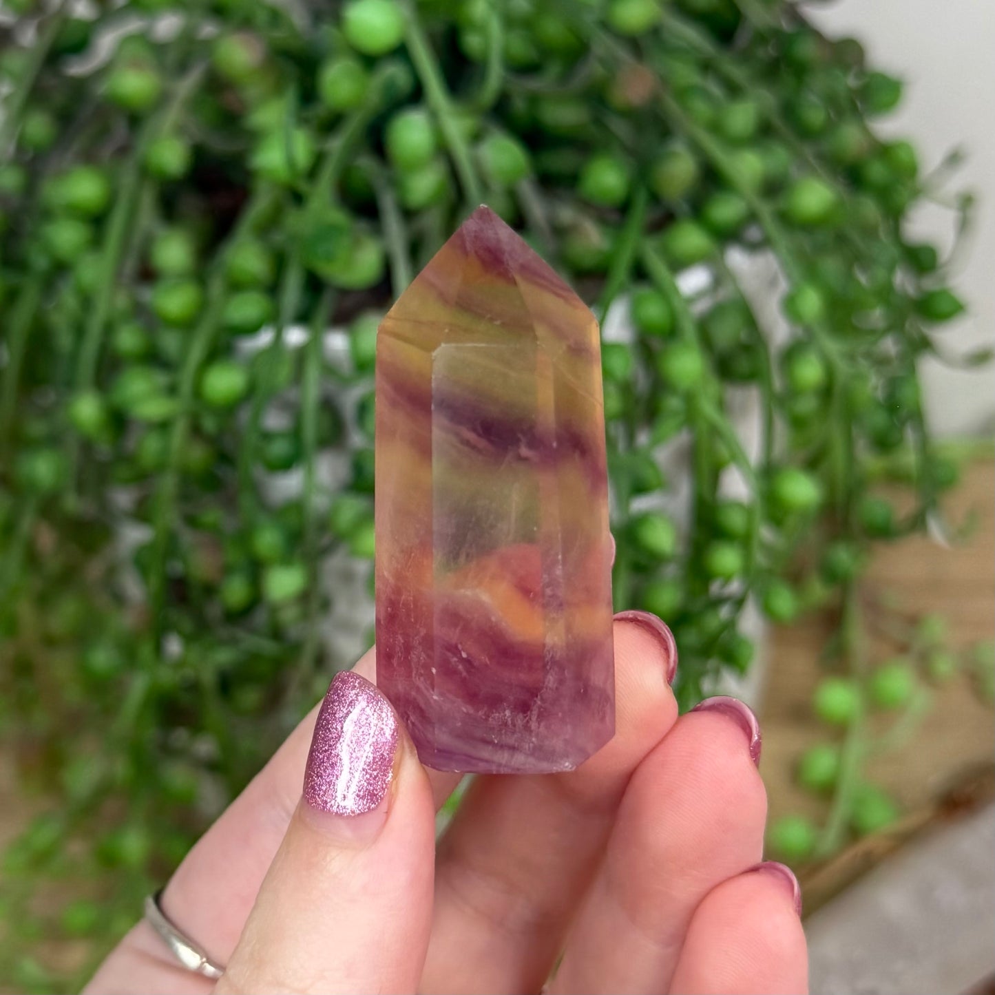 Candy Fluorite Point (W124)