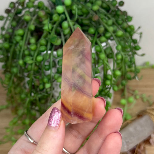 Candy Fluorite Point (W125)