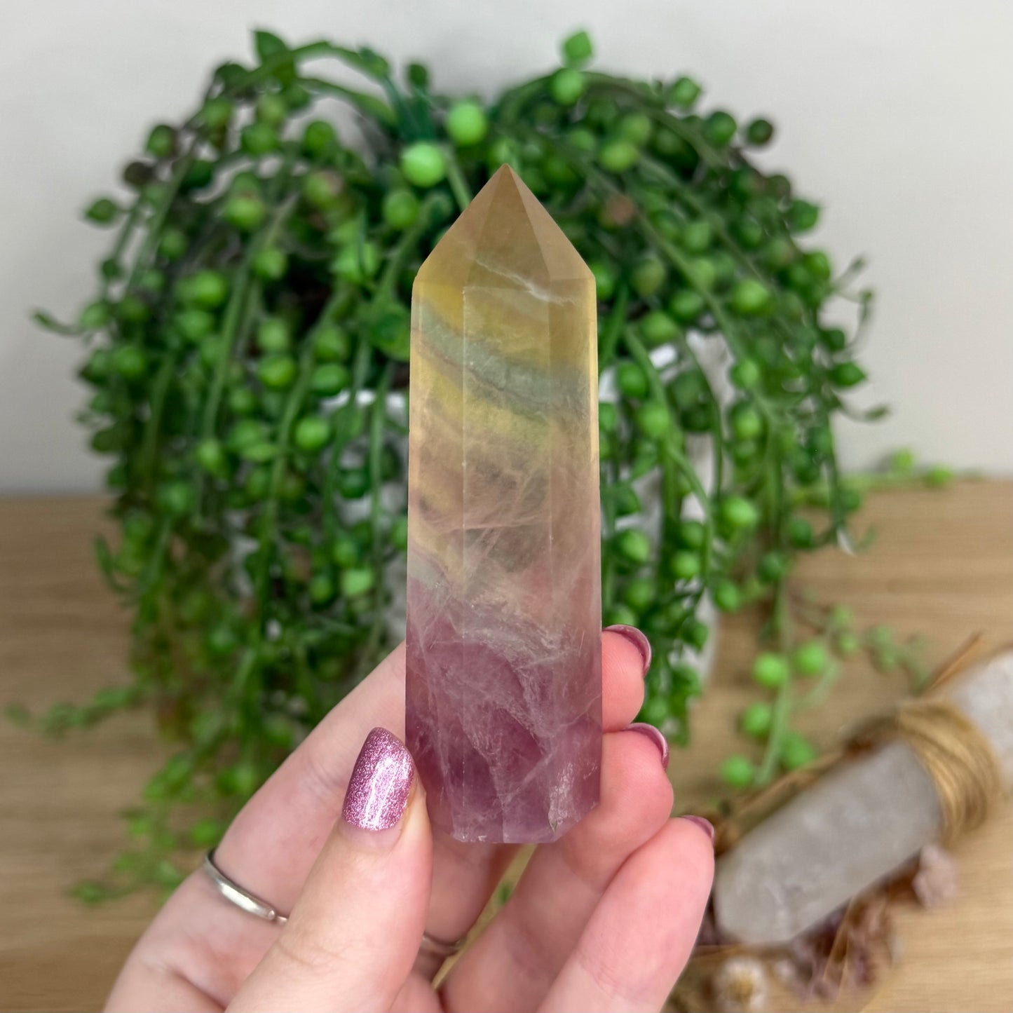 Candy Fluorite Point (W135)