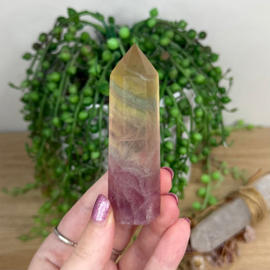 Candy Fluorite Point (W135)