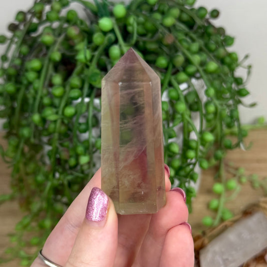 Candy Fluorite Point (W130)