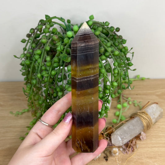 Yellow Fluorite Tower (W115)
