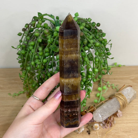 Yellow Fluorite Tower (W116)