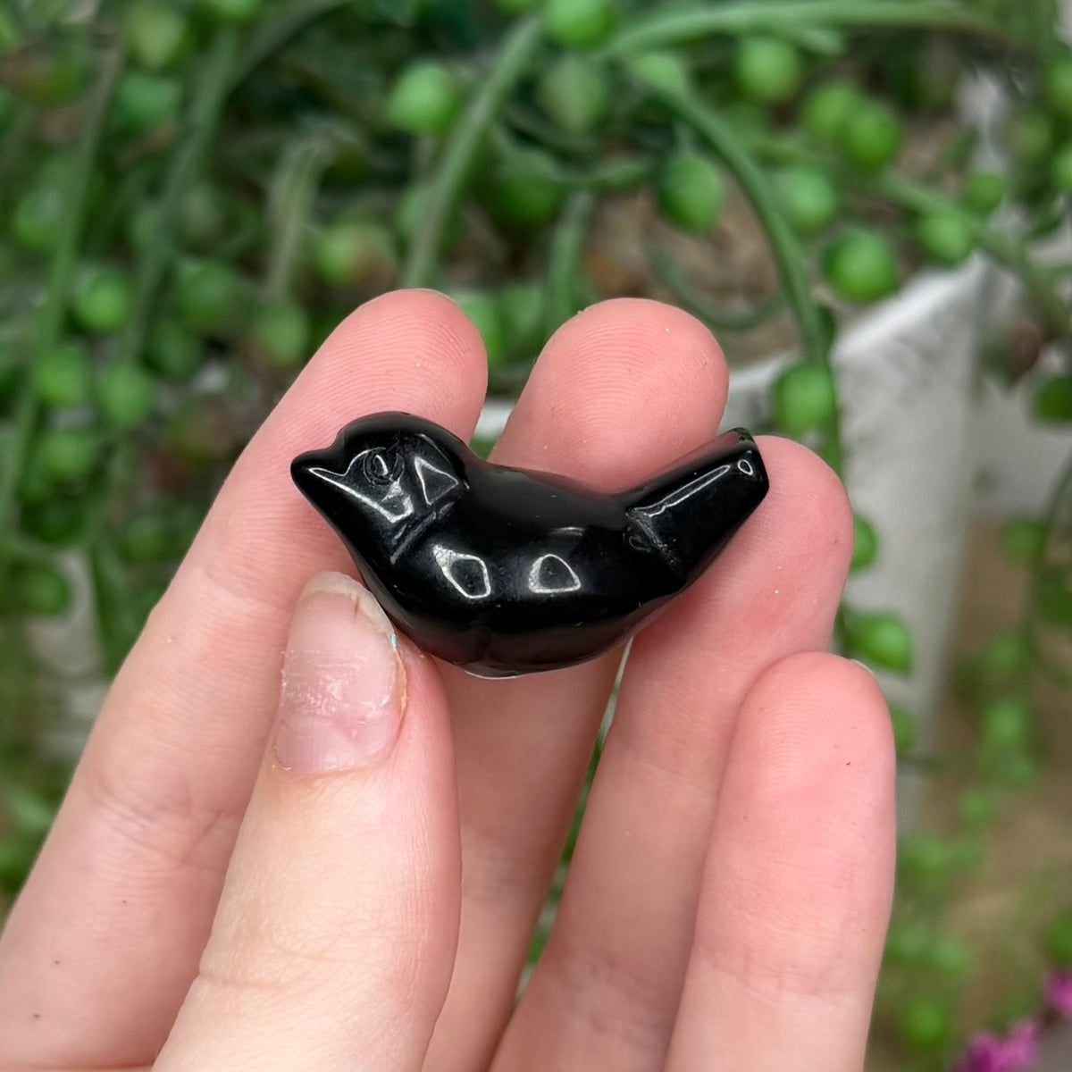 Black Obsidian Small Bird