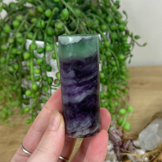Rainbow Fluorite Cylinder (M809)