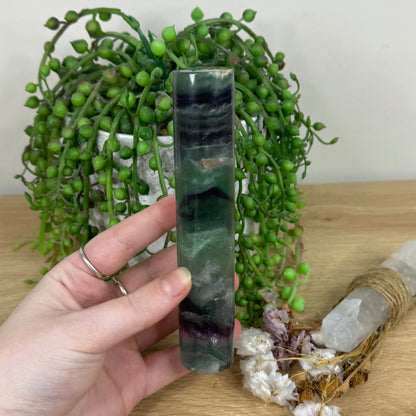 Rainbow Fluorite Cylinder (M816)