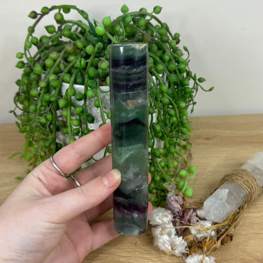Rainbow Fluorite Cylinder (M816)