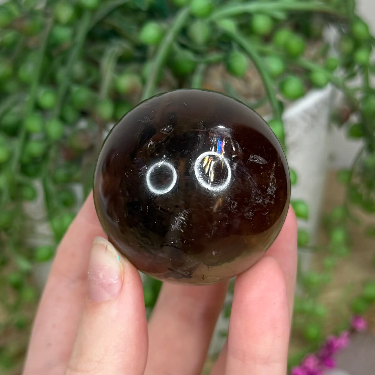 Smokey Quartz Sphere (77B)