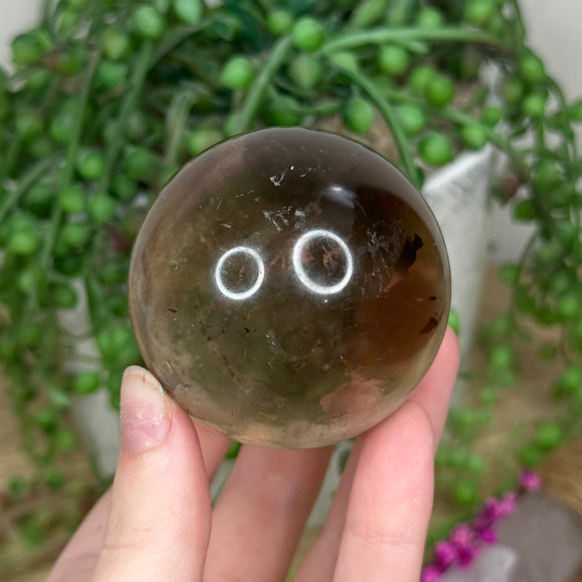 Smokey Quartz Sphere (82B)