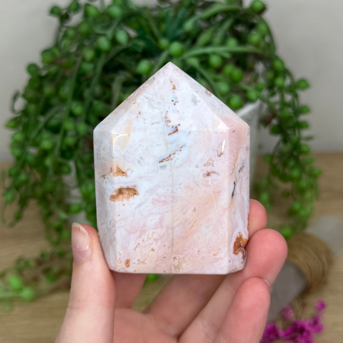 Pink Carnelian Domino Point (223B)