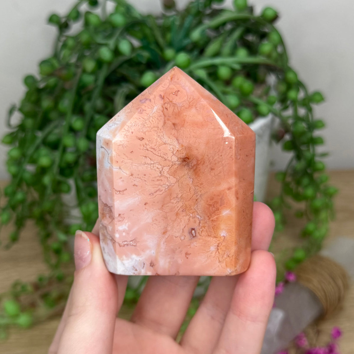 Pink Carnelian Domino Point (229B)