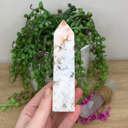 Pink Plume Agate Point (216B)