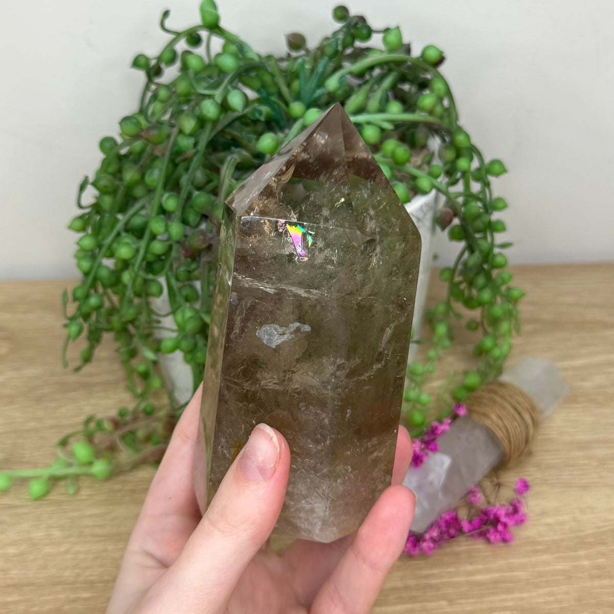 Smokey Quartz Tower (329B)