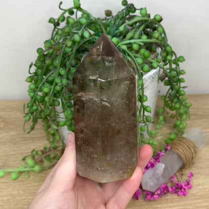 Smokey Quartz Tower (329B)