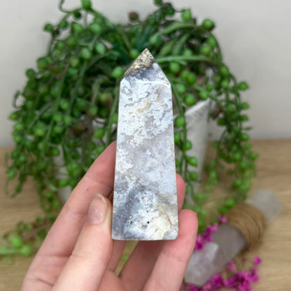 Blue Plume Agate Point (184B)