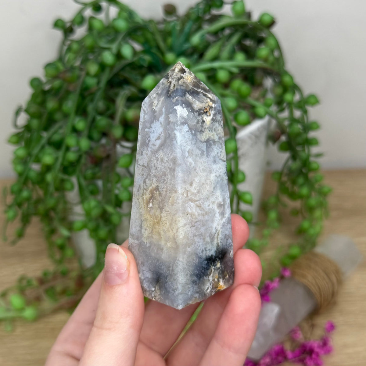 Blue Plume Agate Point (184B)