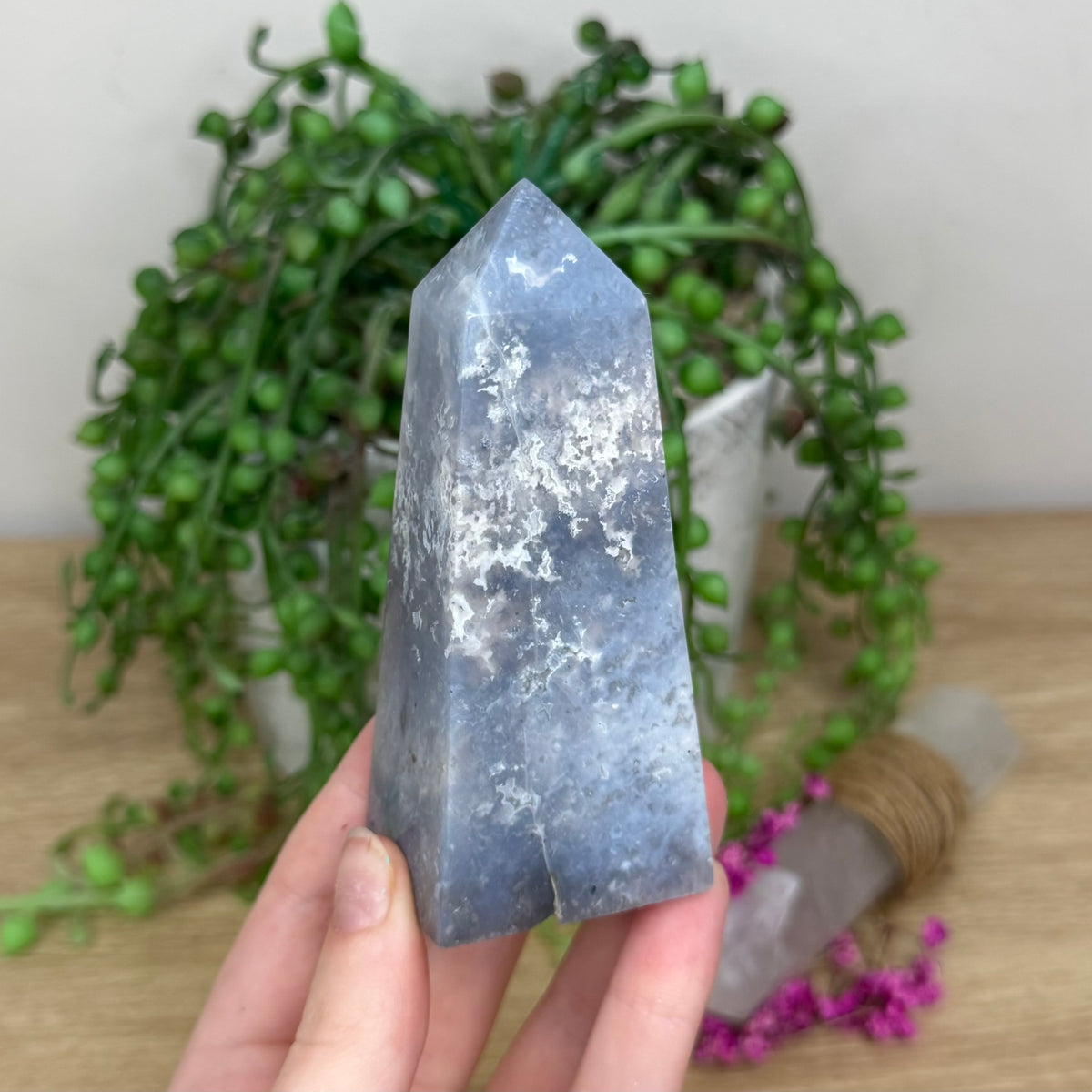 Blue Plume Agate Point (187B)