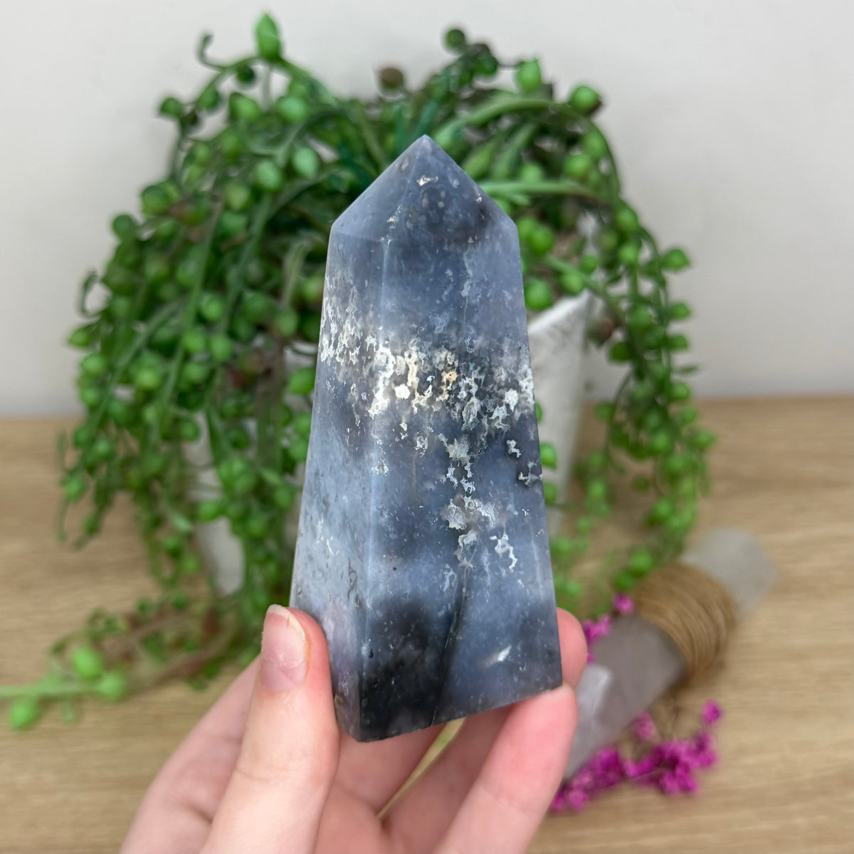 Blue Plume Agate Point (187B)