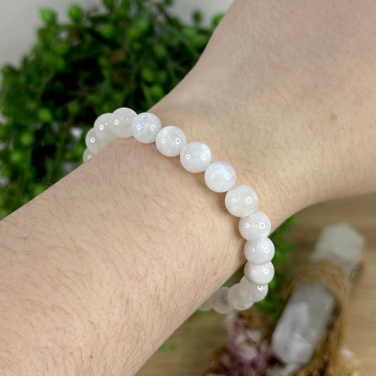 White Moonstone Bracelet (Q843)