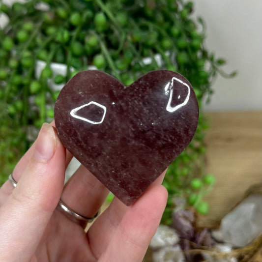 Strawberry Quartz Heart (M113)