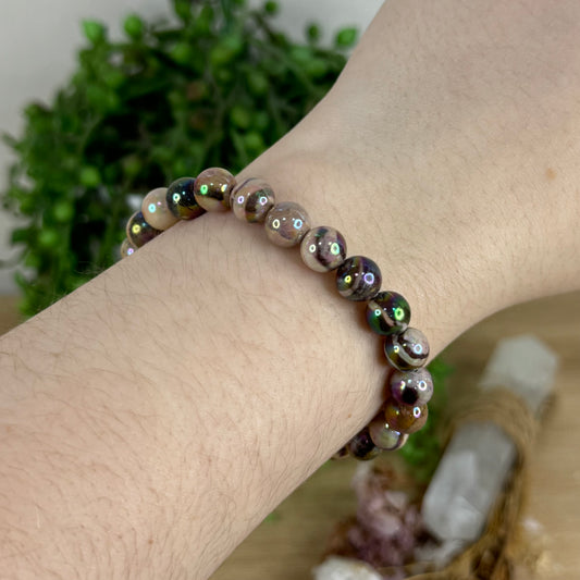 Aura Coconut Jasper Bracelet (Q851) (Q852) (Q850)