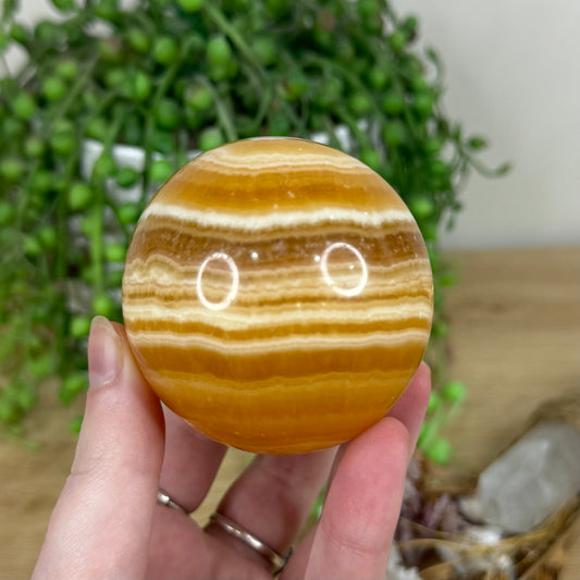 Yellow Calcite Sphere (M871)