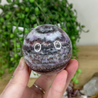 Purple Sphalerite Sphere (M931)