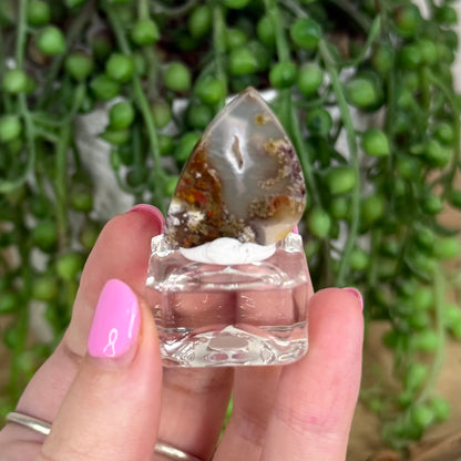 Scenic Moss Agate Cabochon 4